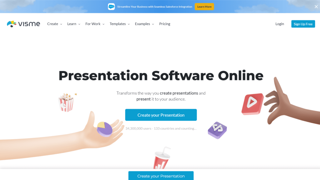 Visme for Presentations