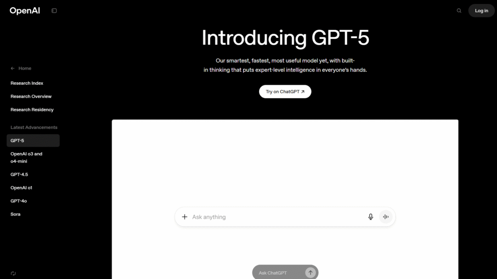 ChatGPT - Homepage