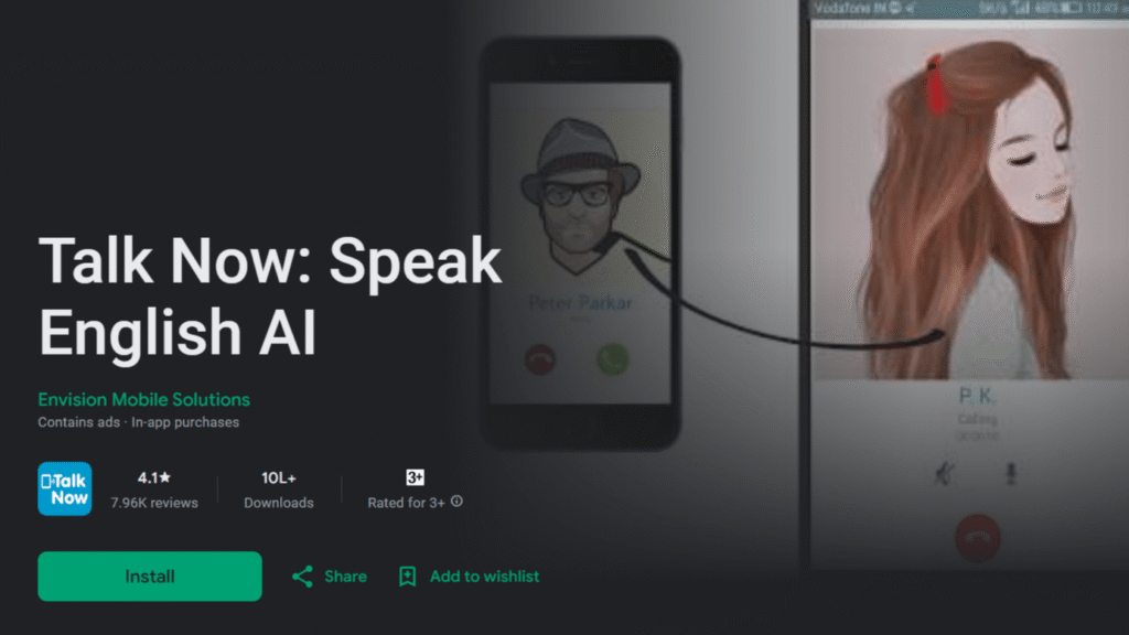 TalkNow AI App for English Speaking