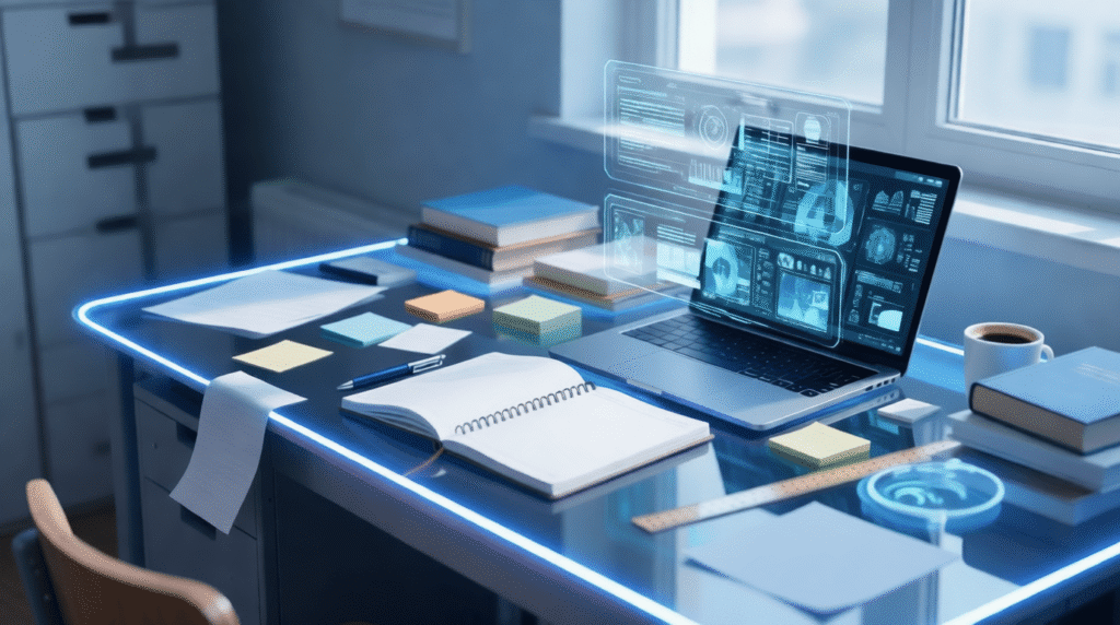 Best AI study planner tools shown through a realistic student study planning setup