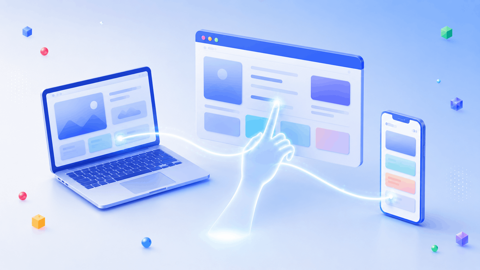 Gemini 3.5 Flash computer use across laptop, browser, and smartphone devices