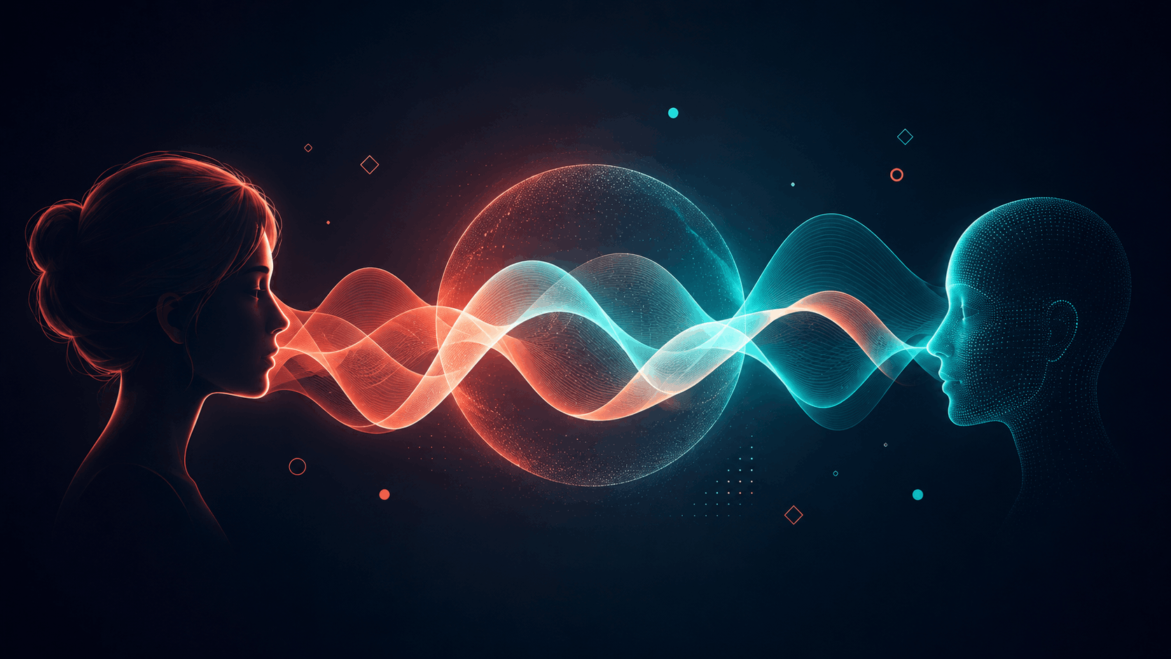 GPT-Live ChatGPT Voice shown as overlapping soundwaves for real-time AI conversation